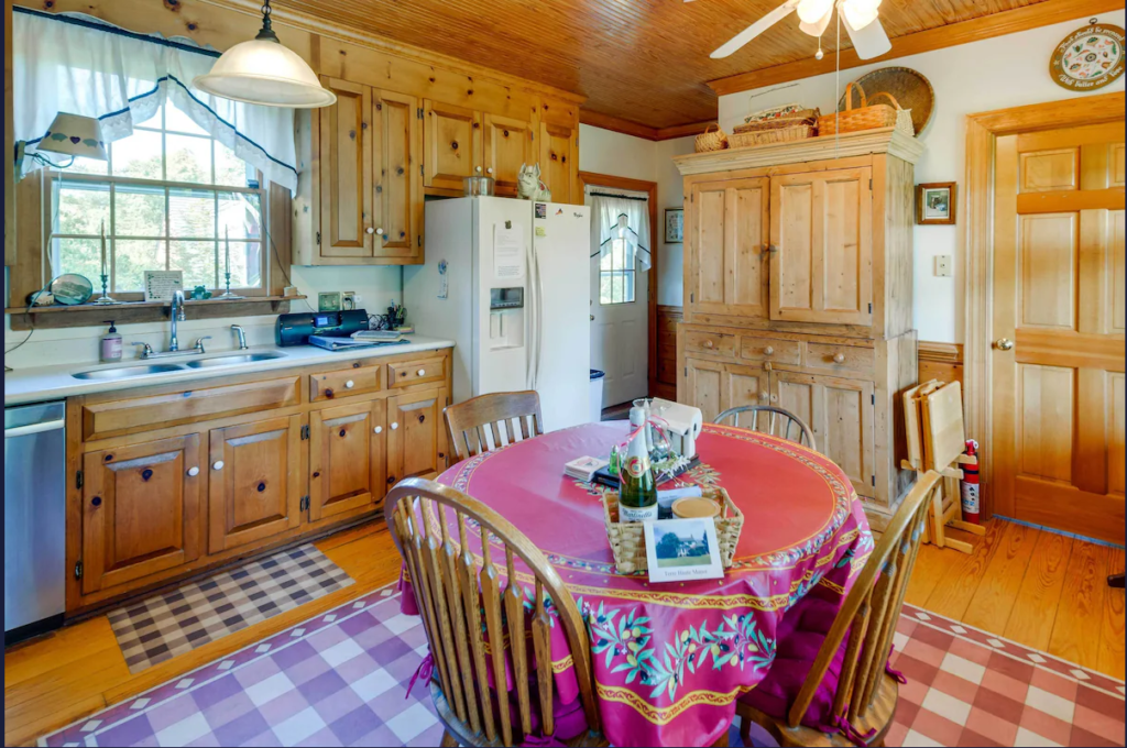 Kitchen view 1 at Terre Haute Farm and Retreat Center in Midlothian Va.