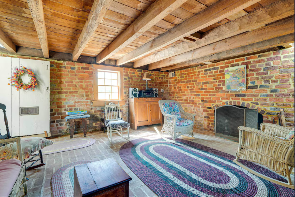 One of the gathering and meeting rooms at Terre Haure Farm and Retreat Center outside Richmond VA.